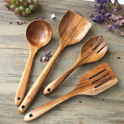 Acacia Spatula & Ladle Set