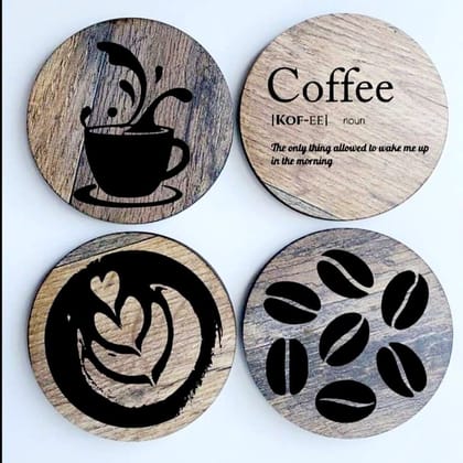 Engraved Coaster Set of Four