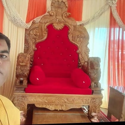 Ceremonial Carved Throne