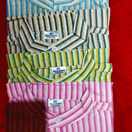 Handloom Striped Kurta